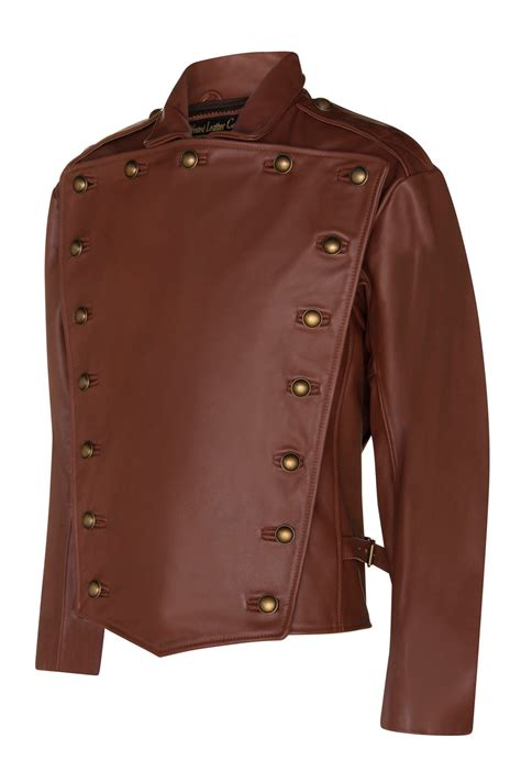 tan cowhide rocketeer jacket